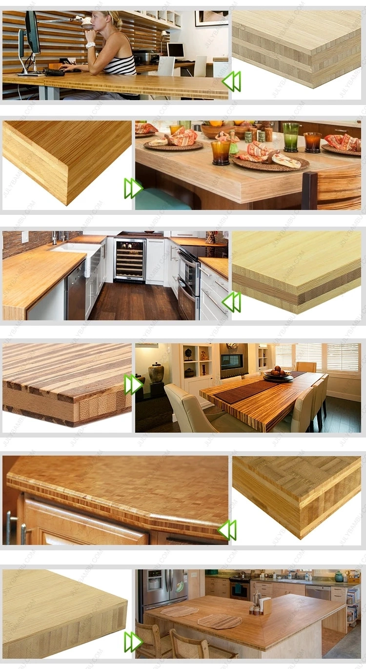 1/2&prime;&prime; Cross Laminated Bambu Timber Wood for Bamboo Bathroom Countertop