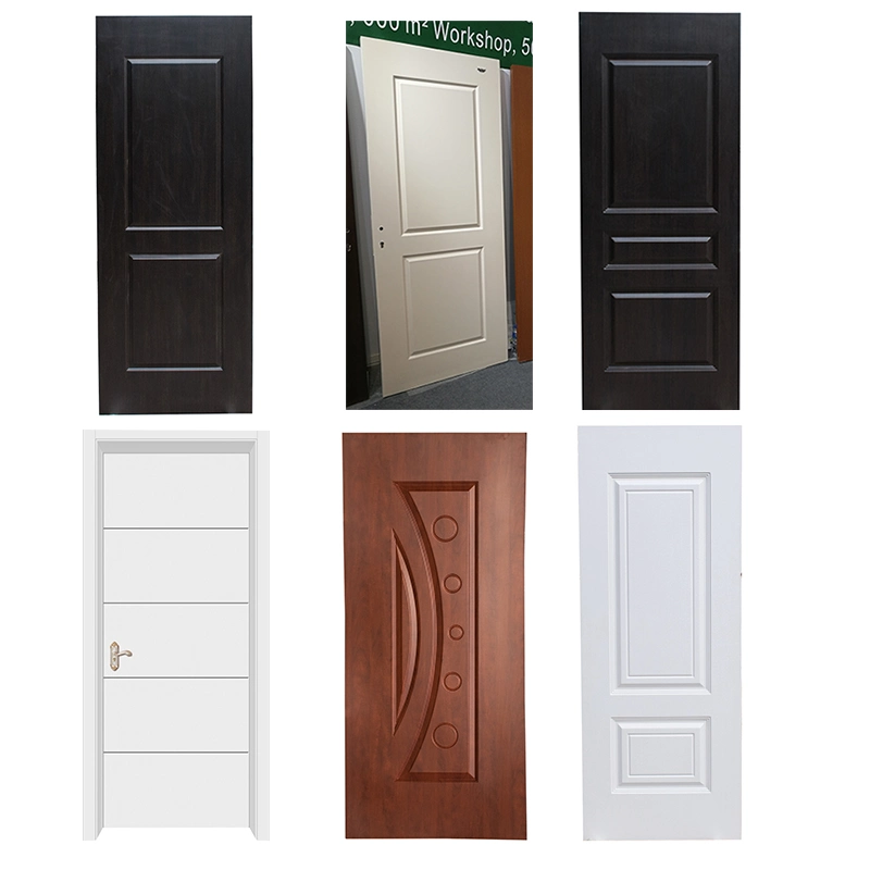 Bamboo Wood Plastic Composite PVC/WPC Door with Frame Waterproof