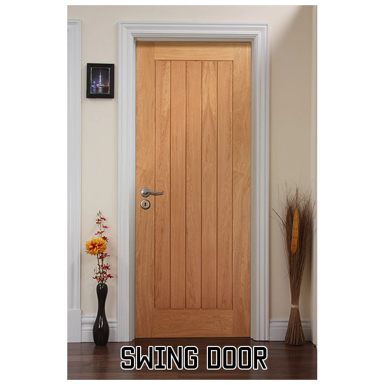 Cheap Bulk Sale Bamboo Colored Flat Flush Wooden Internal PVC Door