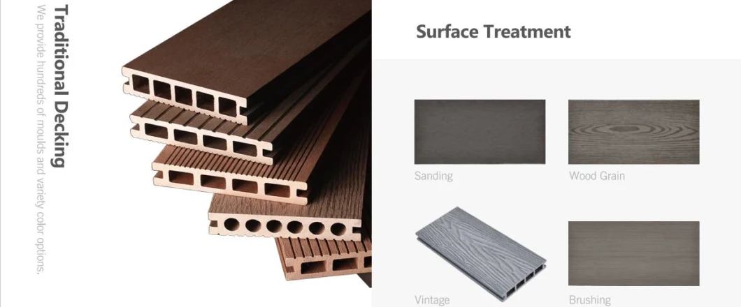 Anti-Moisture WPC Wood Plastic Composite Decking Bamboo Fence