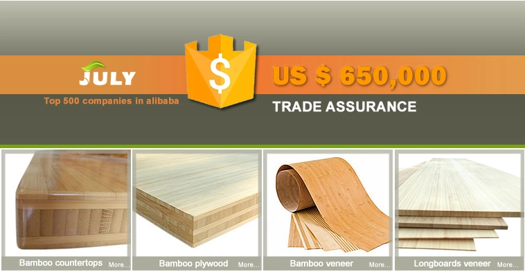 Alternative Laminated 3layer Carbonized Bamboo Plywood Panel for Furniture