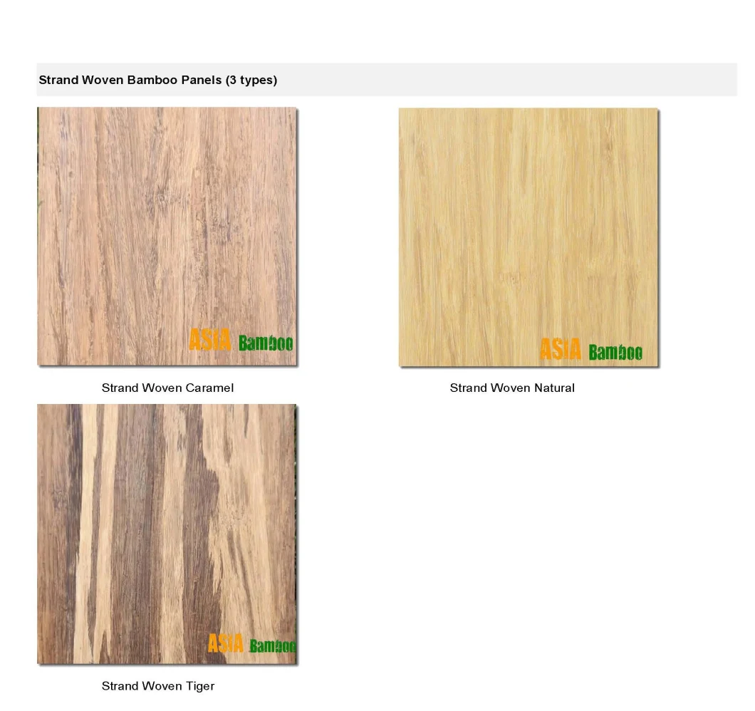 Furniture Grade Strand Woven Bamboo Plywood Panels/Bamboo Furniture Boards/Bamboo Worktop/Bamboo Tabletop/Bamboo Desk Top/Bamboo Kitchen Countertop