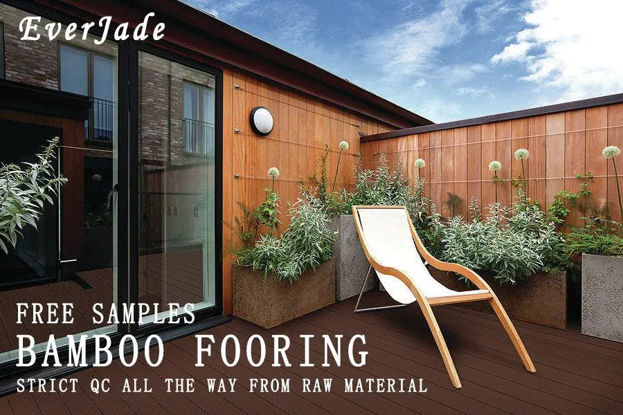 Eco-Friendly Waterproof Bamboo Garden Composite Decking