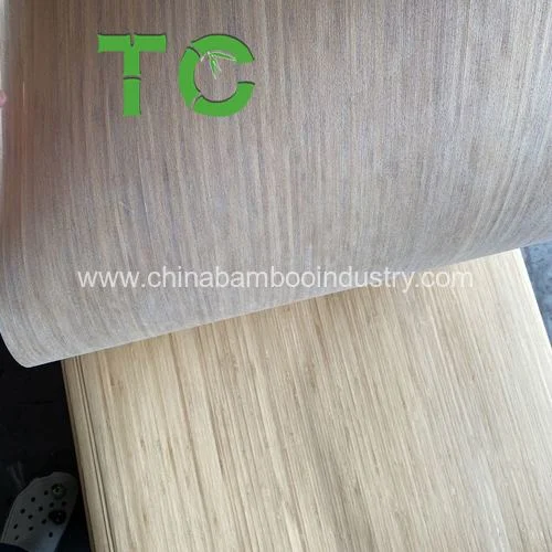 Factory Price 0.3mm 0.6mm Horizontal Bamboo Veneer Sheets for Fancy Decoration